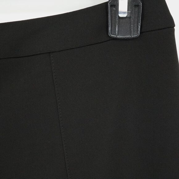 Chicos Collection 0 Womens 4 Small Dress Pants Black Stretch Knit Straight Leg - Picture 8 of 11